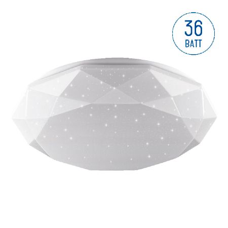 Светильник светодиодный накладной Lumin'arte Kvazar 4000К 36 Вт 20 кв.м белый IP20 (C10LLS36W) внешний светодиодный драйвер umaked 85 265в