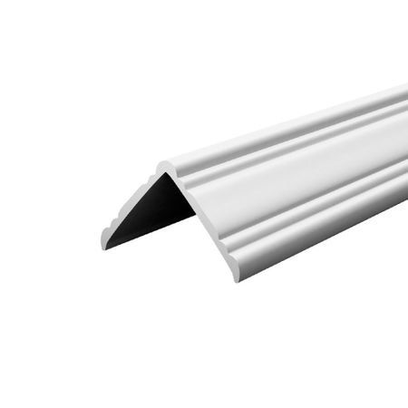 Уголок ПВХ 40х40х2700 мм фигурный 001 белый