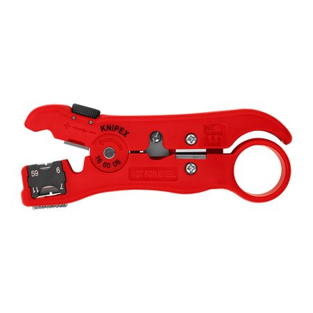 Инструмент электротехнический Knipex для снятия изоляции с коаксиального кабеля (KN-166006SB)