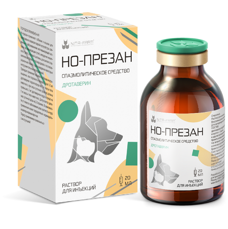 Лекарственные препараты Nita-Farm Но-презан спазмолитическое средство для кошек и собак, 20 мл (20 мл)