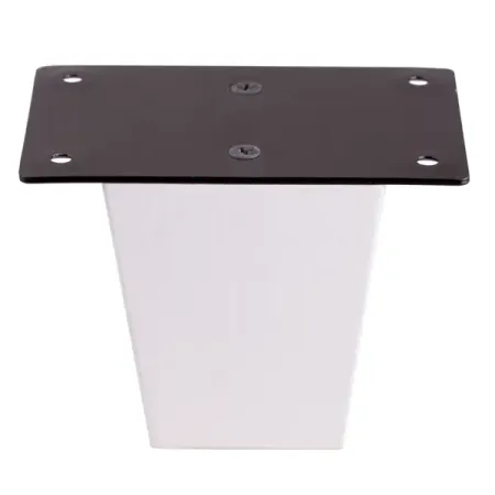 Мебельная ножка квадратная 50x50 мм высота 80 мм белые нейлоновые винты m2 m8 белые черные