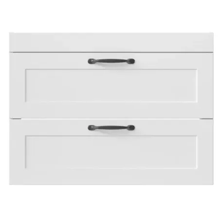 Тумба под раковину подвесная Гала 75x56x47.6 см цвет белый