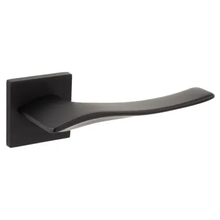 Дверная ручка на розетке Armex H-30152-A без запирания цвет черный матовый