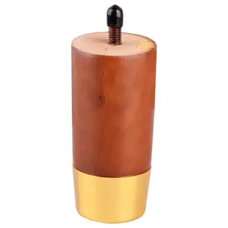 Мебельная ножка круглая ⌀48 мм высота 100 мм золото винты с тонкой резьбой m3 m4 m5 m6 m8 черные углеродистая