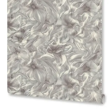 Обои флизелиновые Euro Decor Mia серые 1.06 м ED7303-11