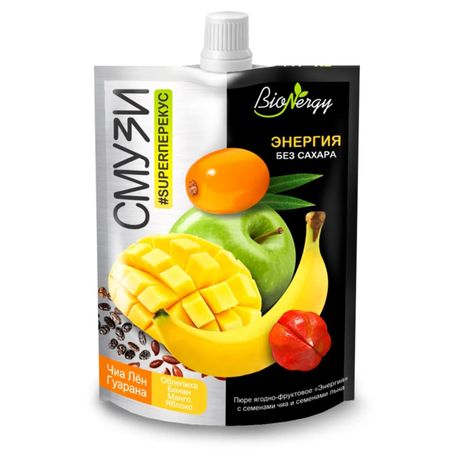Смузи BioNergy энергия манго облепиха, яблоко 120 г