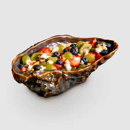 Тарелка Велес Танцующий лес глубокая устрица 680 мл