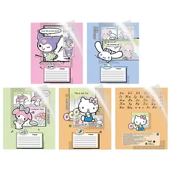 Тетрадь 18 листов, линейка, 