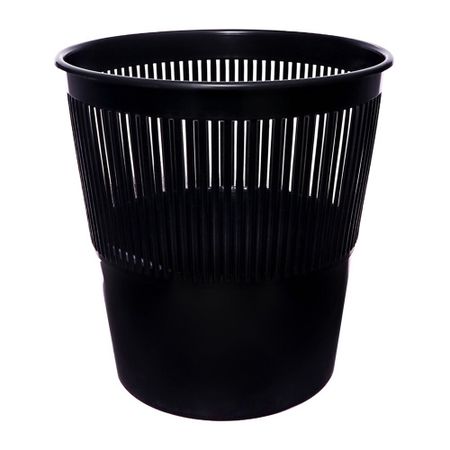Корзина для мусора Calligrata Микс 10 л пластик черная