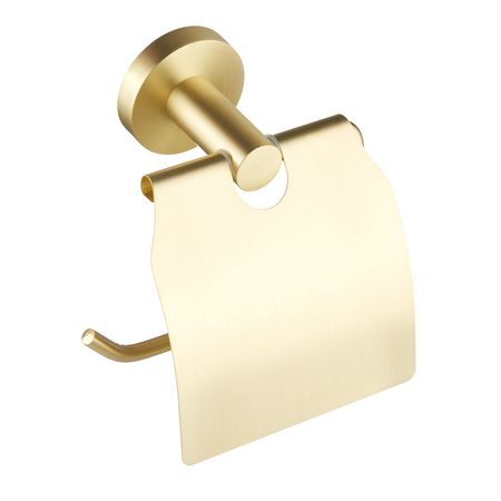 Держатель для туалетной бумаги Zenfort 23586 с крышкой металл золото (102045) акриловый блестящий держатель бейджа в форме мешка крови