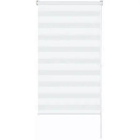 Штора рулонная день-ночь Москва 70x160 см белая