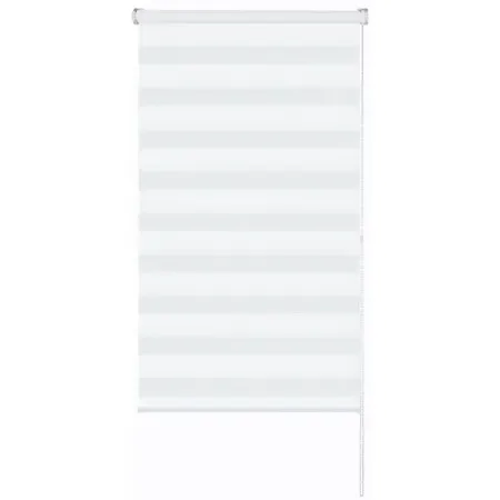 Штора рулонная день-ночь Москва 160x175 см белая