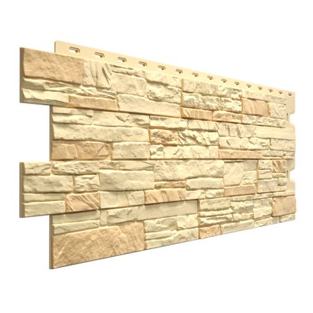 Панель фасадная Docke Stein Premium 1098х400 мм янтарная