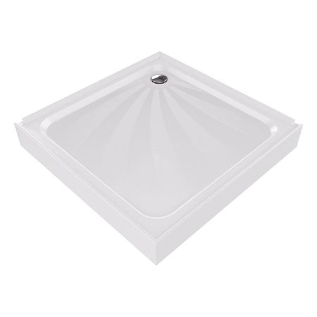 Поддон Alex Baitler акриловый 100х100х17 см квадрат белый низкий (AB10017H-2)