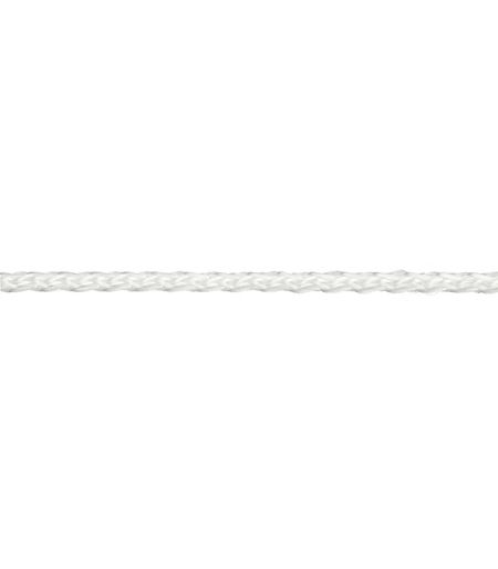 Шнур вязаный полипропиленовый 8 прядей белый d2,5 мм 50 м брелок мишка вязаный градиент пвх 6см 12 05149 a032 bookvalno