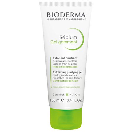 Эксфолиант для лица BIODERMA Гуммирующий гель для выравнивания тона лица и борьбы с воспалениями Sebium