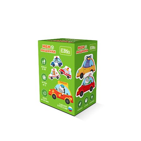 Настольная игра EL'BASCO Настольная игра  МЕМО Машинки