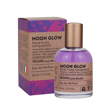 Парфюмерная вода VEGAN.LOVE.STUDIO Парфюмерная вода женская Moon Glow черная смородина клубника малина фрезия сандал viva la vika piercing lab пусет plain moon stud earring