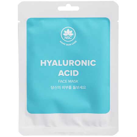 Маска для лица NAME SKIN CARE Тканевая маска для лица Гиалуроновая Кислота гиалуроновая кислота грин сайд капс 30