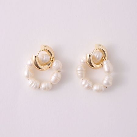 Серьги VELTOM Серьги жемчужные бублики