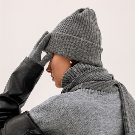 Перчатки Mont blanc, серые