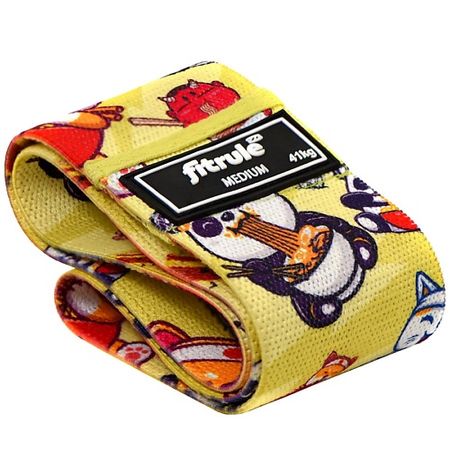 Эспандер FITRULE Фитнес-резинка принтованная тканевая спагетти, 41кг спагетти de cecco 12 500 г