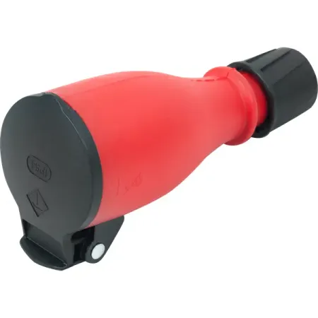 Розетка штепсельная с заземлением Electraline Евро 220/240 В, IP54, цвет чёрный адаптер розетки delightfire 2 контактный евро