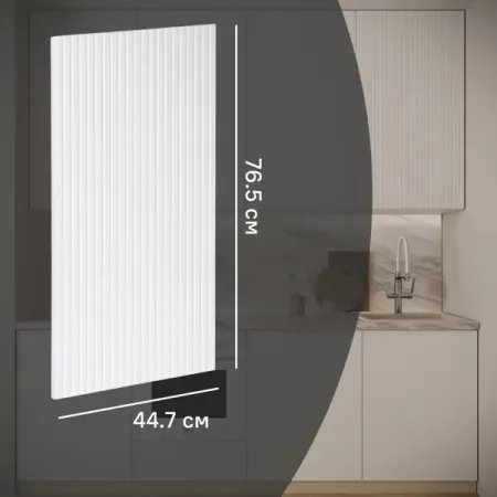 Фасад для кухонного шкафа Висла 44.7x76.5 см KONSENSA МДФ цвет белый регулируемые гидравлические петли для кухонных шкафов