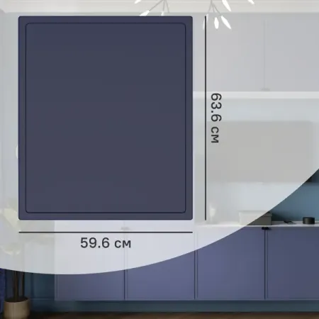 Дверь для шкафа Лион Амьен 59.6x63.6x1.9 см МДФ цвет индиго пиппа карник индиго с мармеладной улицы и ее чудовищные питомцы