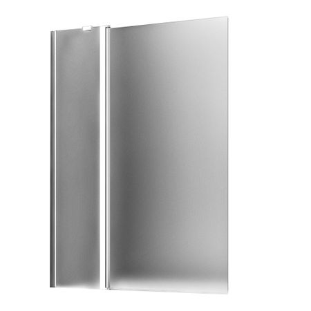 Шторка на ванну распашная 110х140х0,6 см профиль хром WasserKraft Berkel (48P02-110)