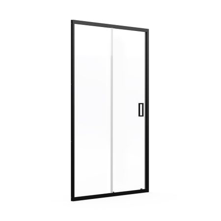 Душевая дверь Domani-Spa DoorCube стекло прозрачное 100х190 см профиль черный 5 мм раздвижная (DS04DCb100L0Cl00.Gt-Black)