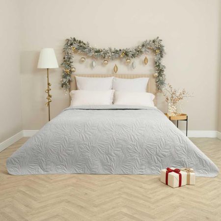 Покрывало Fogliare, дымчатое