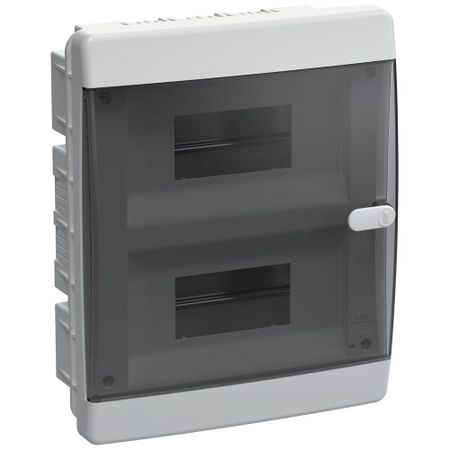 Щит распределительный встраиваемый IEK Union Compact ЩРВ-П-18 пластиковый IP41 290х236х103 мм прозрачная дверь