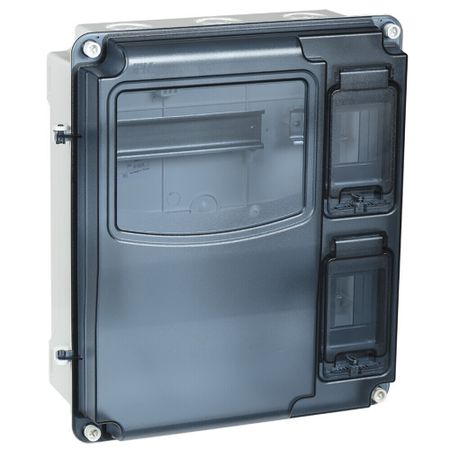 Щит распределительный навесной IEK Krepta 3 ЩУРН-П пластиковый IP66 360х323х122 мм 6 модулей прозрачная дверь