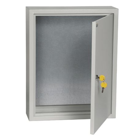 Щит распределительный навесной IEK ЩМП-1-1 металлический IP31 395х310х150 мм с монтажной панелью jolooyo металлический корпус для лазерного диода 5 6 мм