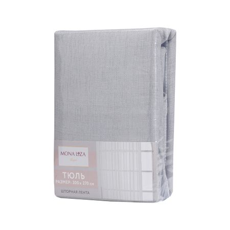 Тюль сетка серый 300х270 см Mona Liza (МЛ139/2/Е300)