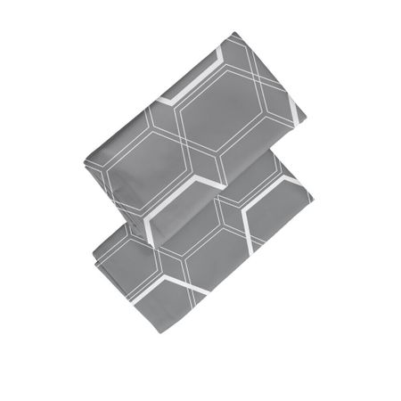 Наволочка 50х70 бязь серая MiaСона Polo (2 шт.)