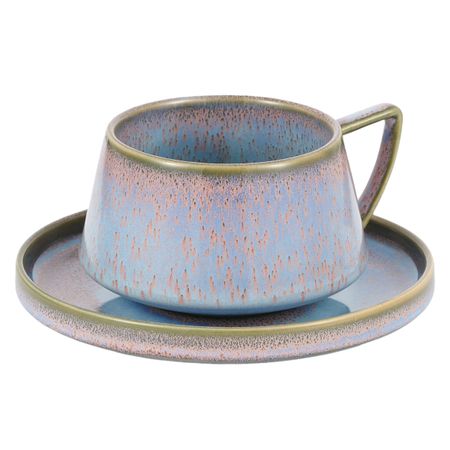 Чайная пара Gipfel Merida чашка 200 мл, блюдце 14 см голубой