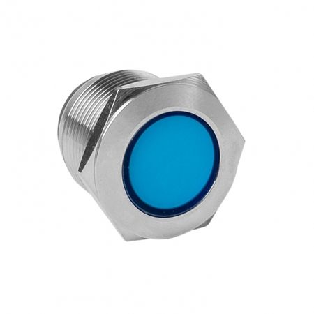 Лампа сигнальная EKF PROxima S-Pro67 24 В IP67 металлическая синяя (s-pro67-342)