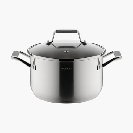 Кастрюля Nadoba Odri со стеклянной крышкой 20 см, 3,4 л
