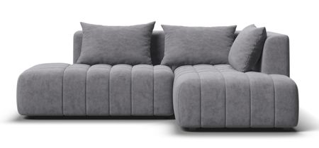 Угловой диван правый Босс Твин Велюр Роял агат