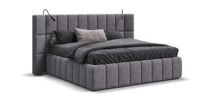 Кровать BOSS.XO 180*200 Велюр Роял агат