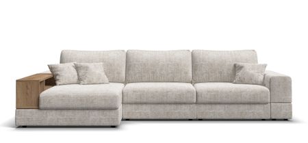 Угловой диван-кровать BOSS MODOOL XL шенилл IQ кварц