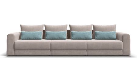 Модульный диван РИЧМОНД MODOOL MAX Велюр Monolit латте