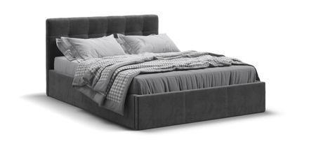 Кровать Белла 140*200 велюр Monolit серая эва эриксон зубное приключение или как белла потеряла зуб