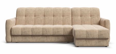 Угловой диван BOSS Sleep 160 Велюр Роял шампань