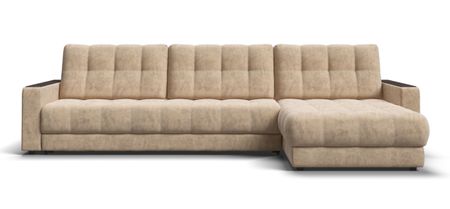 Угловой диван BOSS 3.0 MAX Велюр Роял шампань