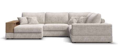 П-образный диван-кровать BOSS MODOOL шенилл IQ кварц