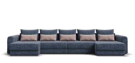 Модульный п-образный диван РИЧМОНД MODOOL Велюр Royal топаз NEW