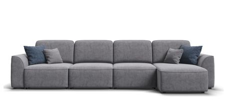 Угловой диван KING MODOOL MAX Велюр Роял агат